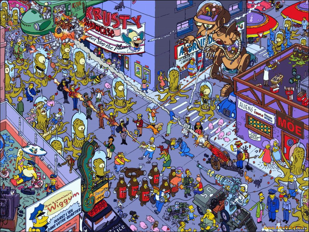 , the, simpsons